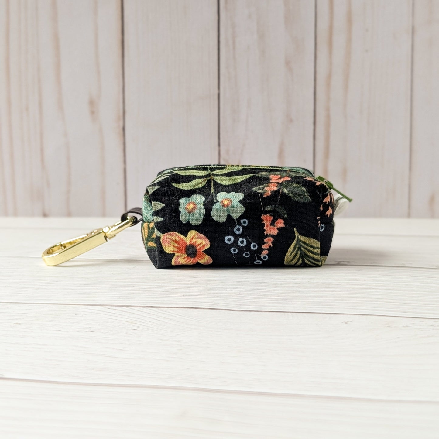 DARK FLORALS Poop bag holder