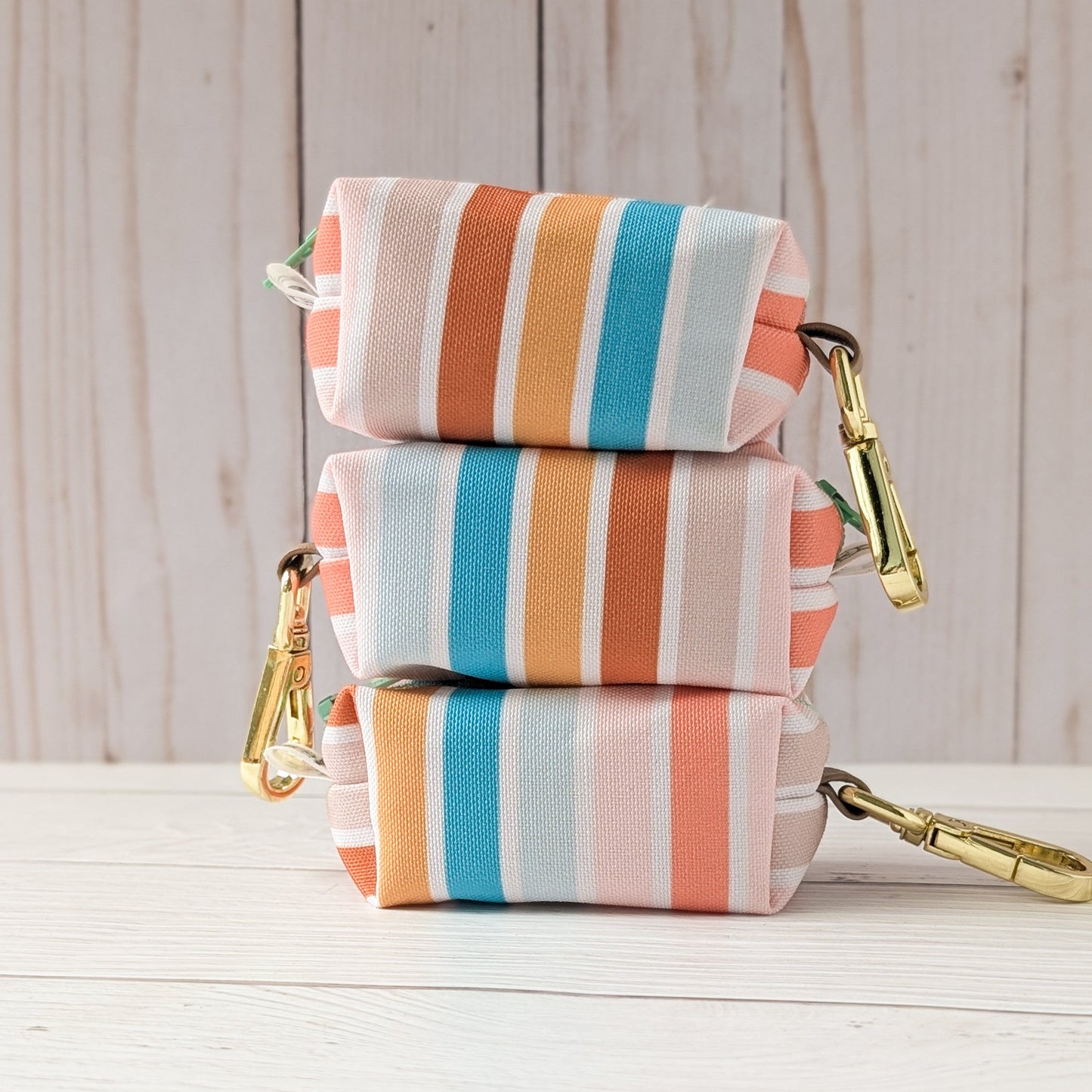 PASTEL STRIPES Poop bag holder