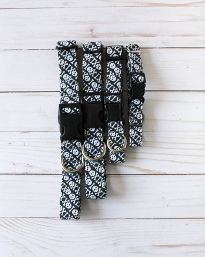 Skull and Crossbones Dog Collar