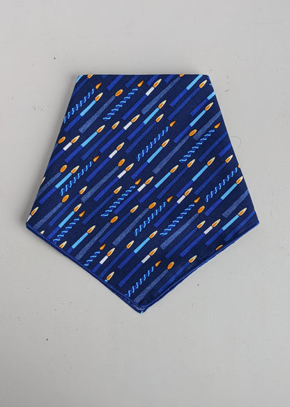 Happy Hanukkah Reversible Dog Bandana