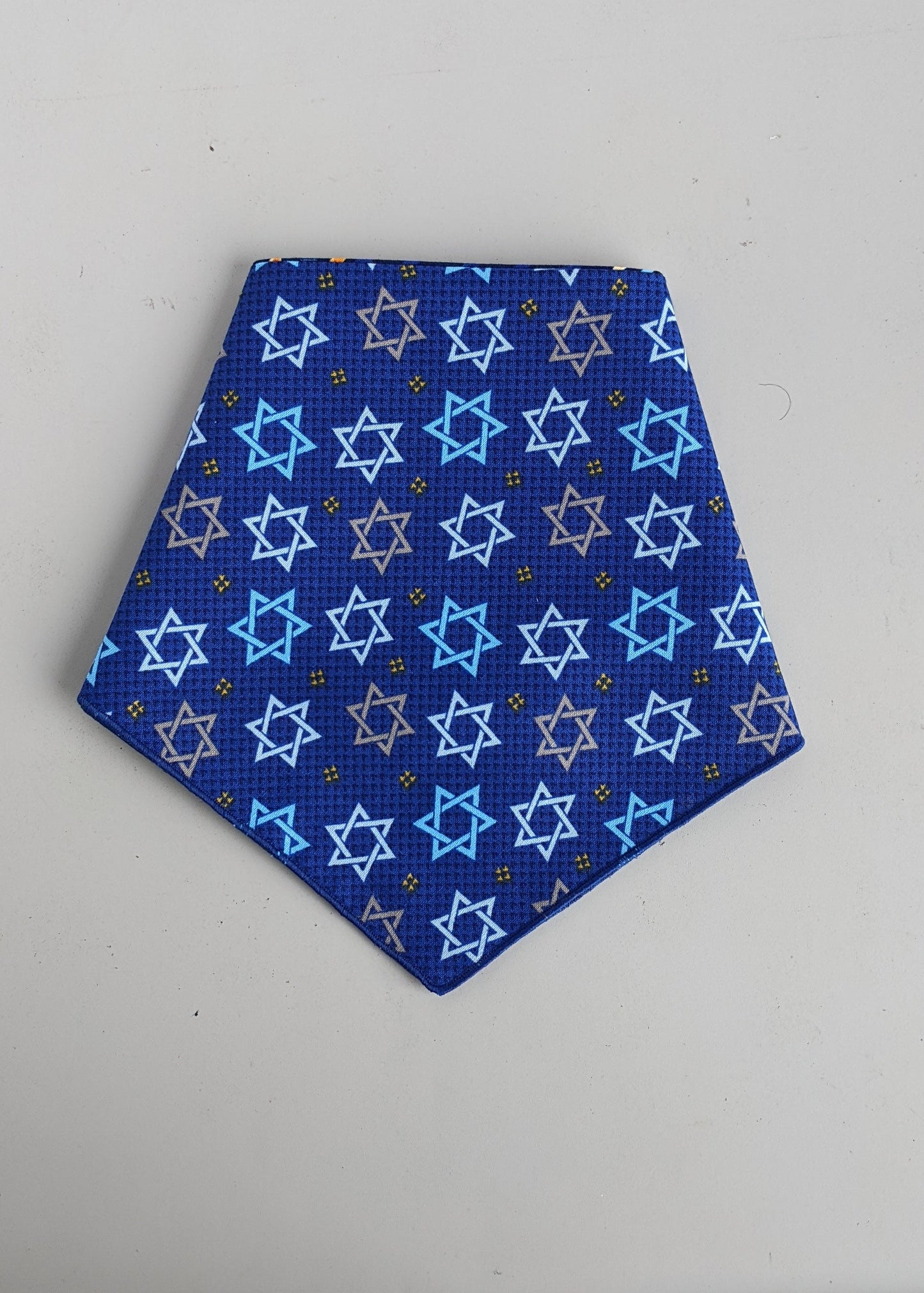 Happy Hanukkah Reversible Dog Bandana
