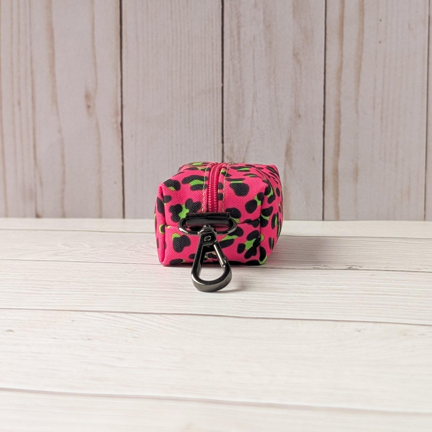 PINK LEOPARD Poop bag holder