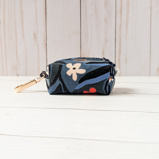 ORANGE FLOWERS Poop bag holder