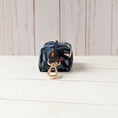 ORANGE FLOWERS Poop bag holder