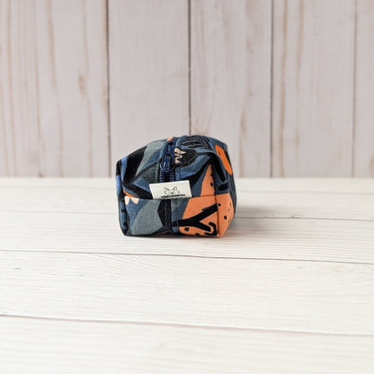 ORANGE FLOWERS Poop bag holder