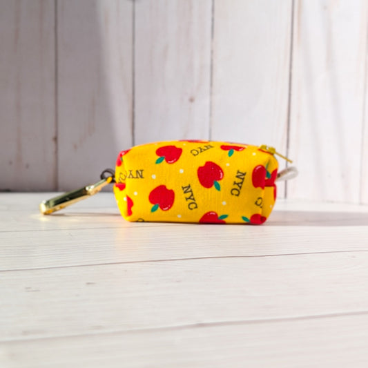 Taxi Cab Yellow NYC Apple Poop bag holder