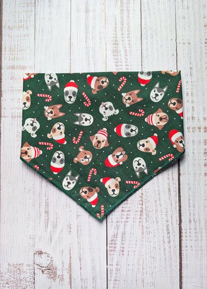Santa Paws Christmas Dog Bandana