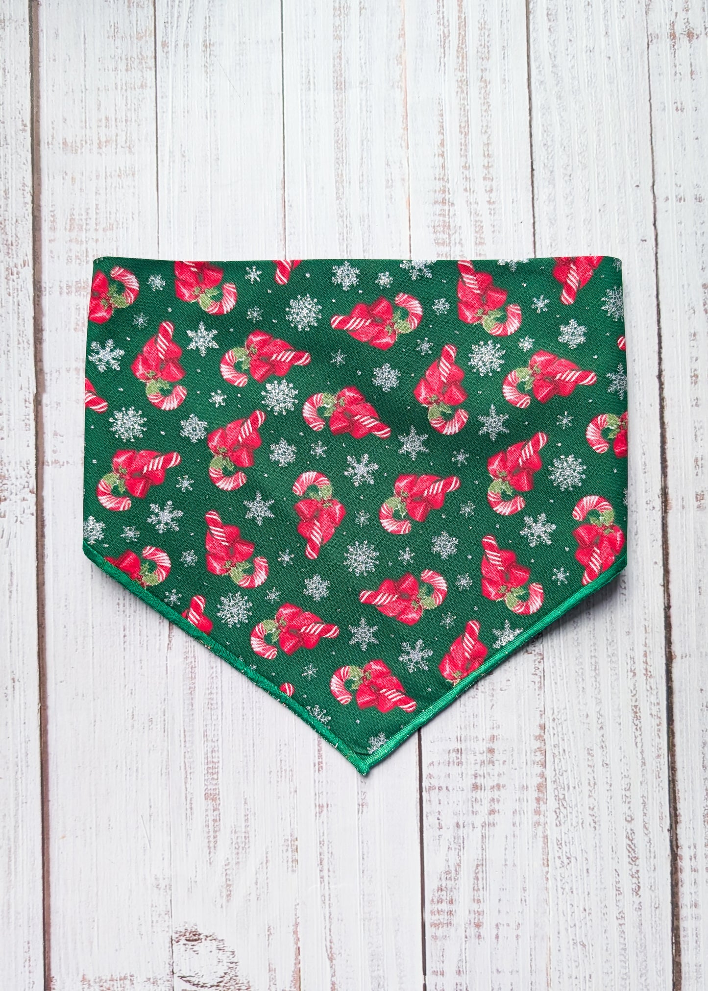 Sparkle Canes Christmas Dog Bandana