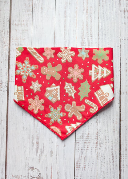 Cookies Cookies Cookies Christmas Dog Bandana