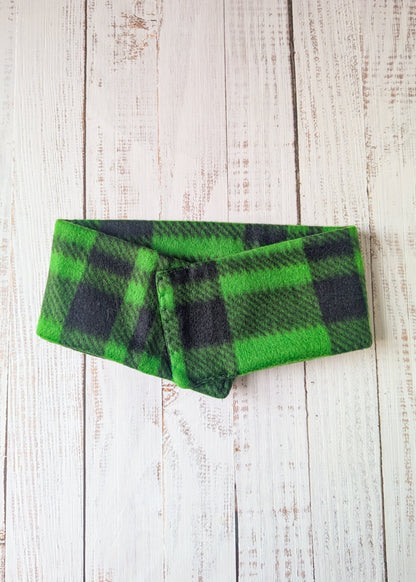 Holly Green Dog Scarf