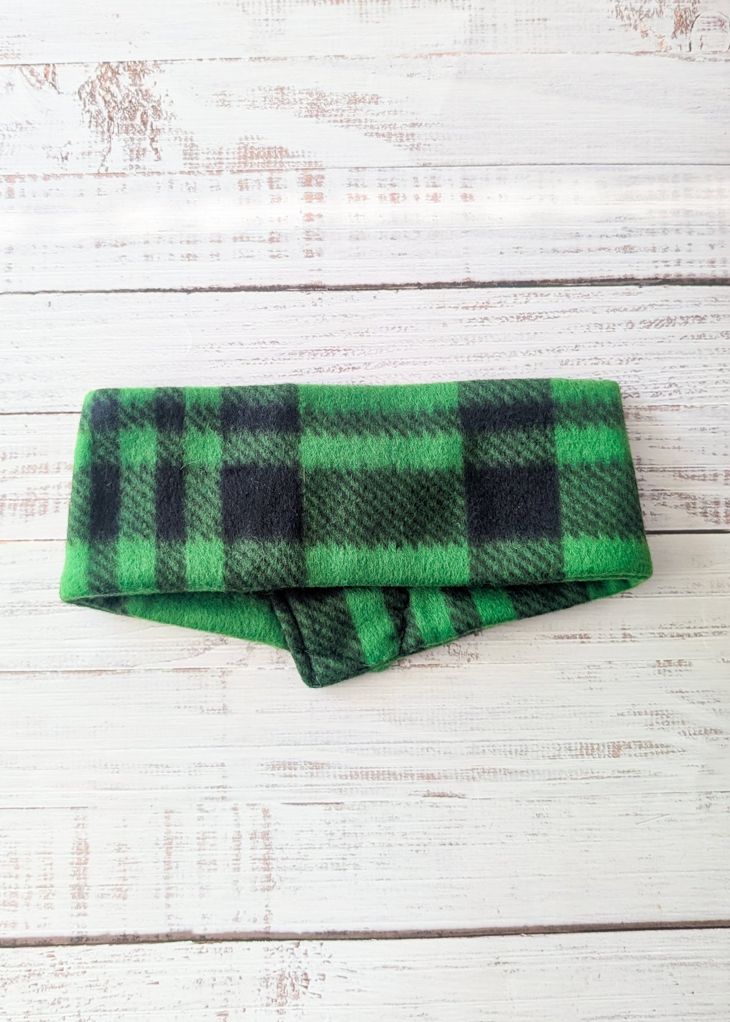 Holly Green Dog Scarf