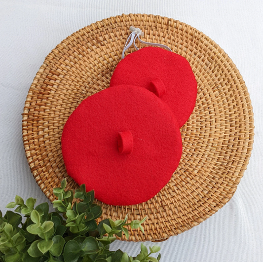 RED ALERT Dog Beret